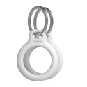 Uchwyt breloczek do kluczy Secure Holder do AirTag - 2 pak, biały Belkin