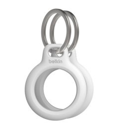Uchwyt breloczek do kluczy Secure Holder do AirTag - 2 pak, biały Belkin