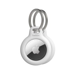 Uchwyt breloczek do kluczy Secure Holder do AirTag - 2 pak, biały Belkin