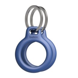 Uchwyt breloczek do kluczy Secure Holder do AirTag - 2 pak, niebieski Belkin