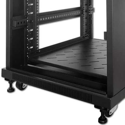 Zestaw kółek bez hamulca do szaf RACK | 4szt. Qoltec Zestaw kółek bez hamulca do szaf RACK | 4szt. Qoltec
