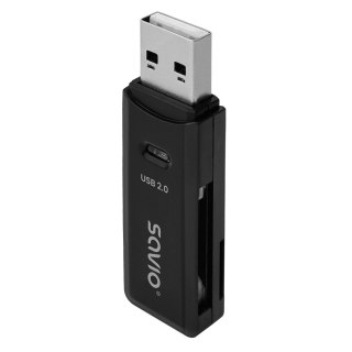 Czytnik kart SD, USB 2.0, 480 Mbps, AK-63 Savio