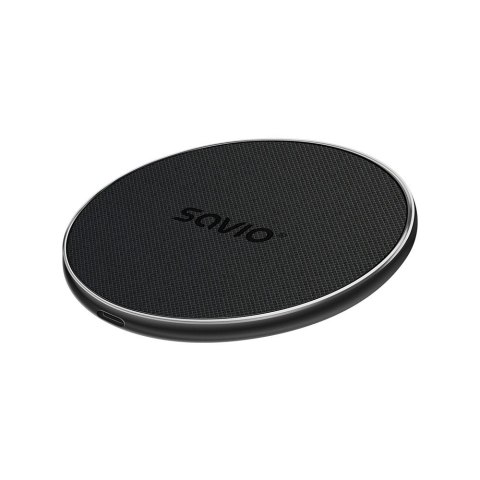 Ładowarka bezprzewodowa indukcyjna Qi, USB-C, 15W, LA-08 Savio
