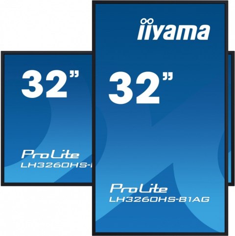 Monitor wielkoformatowy 31.5 cala LH3260HS-B1AG matowy 24h/7 500(cd/m2) VA 1920 x 1080 FHD Android.11 Wifi CMS(iiSignage2) IIYAMA