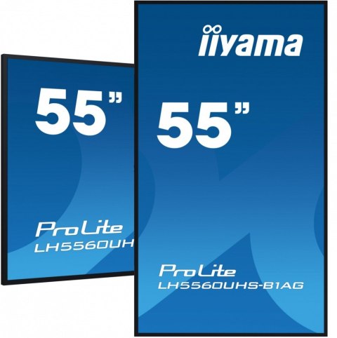 Monitor wielkoformatowy 55 cale LH5560UHS-B1AG matowy 24h/7 500(cd/m2) VA 3840 x 2160 UHD(4K) Android.11 Wifi CMS(iiSignage2) IIYAMA