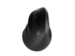 Mysz bezprzewodowa wertykalna Crake 2 2400 DPI Bluetooth 5.2 + 2.4GHz dla leworęcznych Czarna Natec