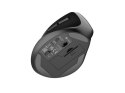 Mysz bezprzewodowa wertykalna Crake 2 2400 DPI Bluetooth 5.2 + 2.4GHz dla leworęcznych Czarna Natec