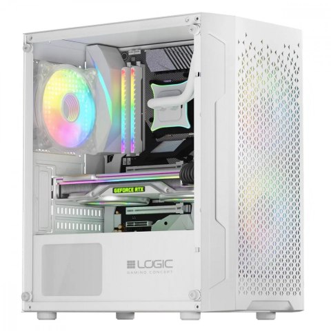 Obudowa Komputerowa Logic Aramis ARGB Mini USB 3.0 Biała Logic Concept