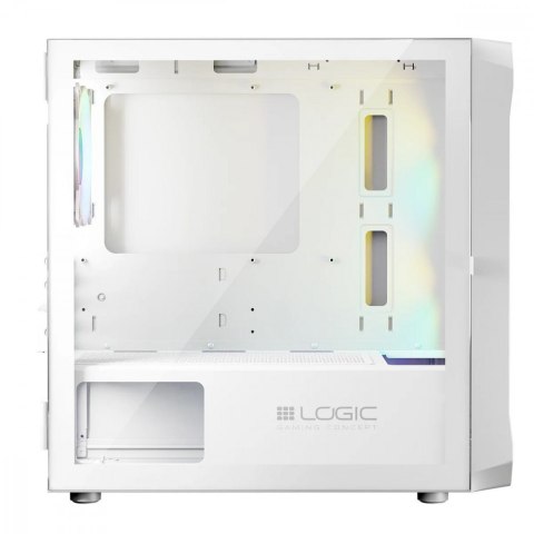 Obudowa Komputerowa Logic Portos ARGB Mini USB 3.0 Biała Logic Concept