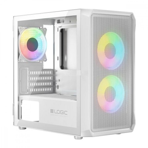 Obudowa Komputerowa Logic Portos ARGB Mini USB 3.0 Biała Logic Concept