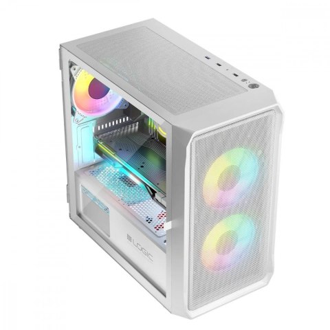 Obudowa Komputerowa Logic Portos ARGB Mini USB 3.0 Biała Logic Concept