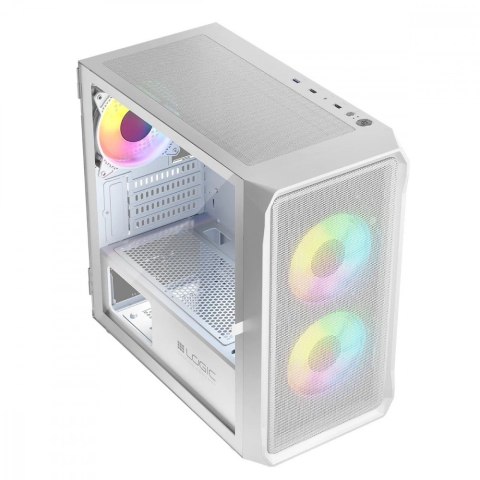 Obudowa Komputerowa Logic Portos ARGB Mini USB 3.0 Biała Logic Concept
