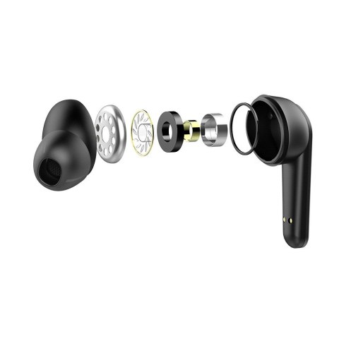 Słuchawki bezprzewodowe Bluetooth 5.3 z mikrofonem, ANC, ENC, QC, TWS-12 Savio