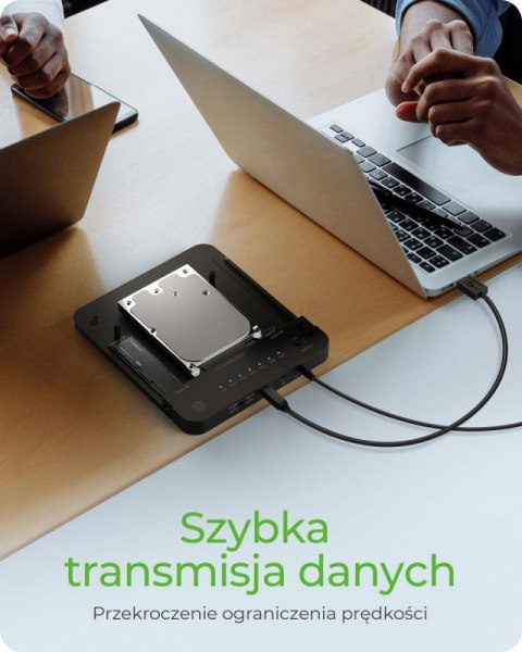 Stacja dokujÄca/klonujÄca IB-2915MSCL-C31 M.2 dla M.2 0NVMe i SATA 2,5/3,5 SSD/HDD