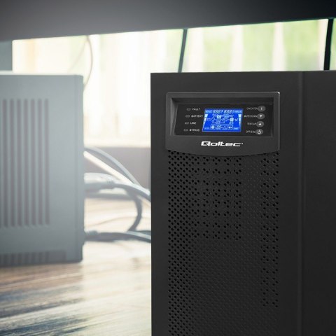 Zasilacz awaryjny UPS | On-line | Pure Sine Wave | 6kVA | 4.8kW |LCD | USB Qoltec Zasilacz awaryjny UPS | On-line | Pure Sine Wave | 6kVA | 4.8kW |LCD | USB Qoltec