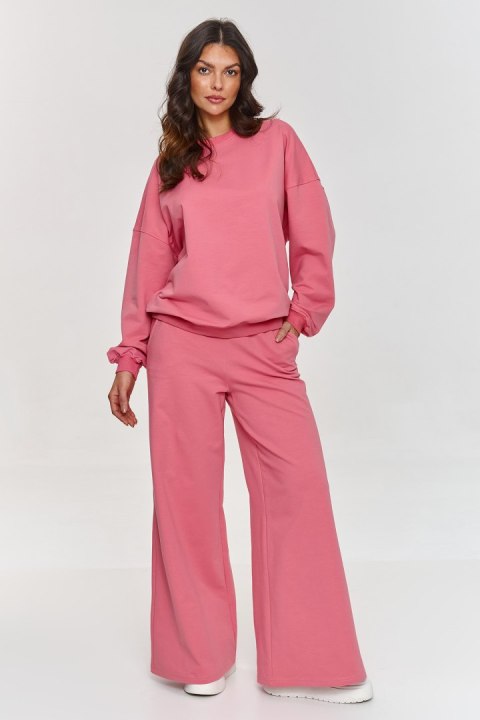 Spodnie Komplet Model M863 Baby Pink - Makadamia Spodnie Komplet Model M863 Baby Pink - Makadamia