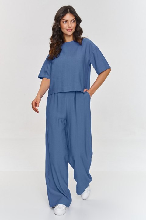 Spodnie Komplet Model M881 Blue Jeans - Makadamia Spodnie Komplet Model M881 Blue Jeans - Makadamia