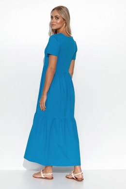 Sukienka Model M549 Blue Jeans - Makadamia