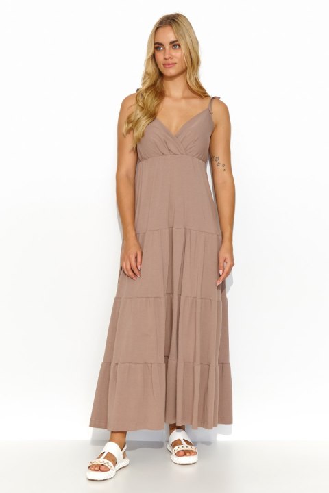 Sukienka Model M821 Mocca - Makadamia Sukienka Model M821 Mocca - Makadamia