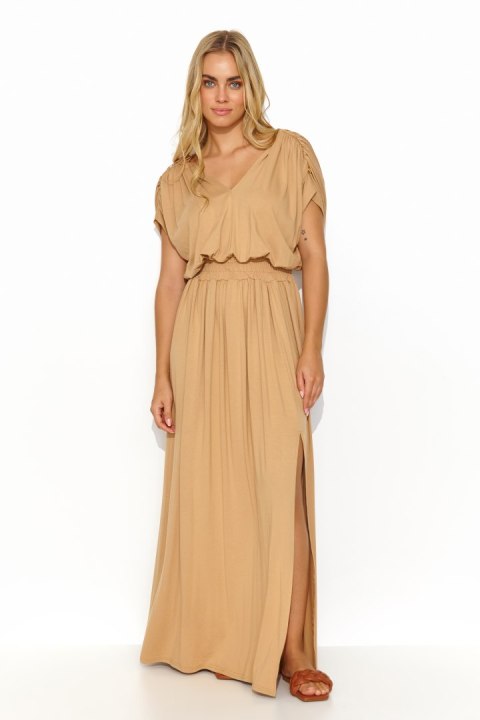 Sukienka Model M825 Beige - Makadamia Sukienka Model M825 Beige - Makadamia
