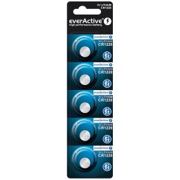 Baterie litowe mini CR1220 blister 5 sztuk EverActive