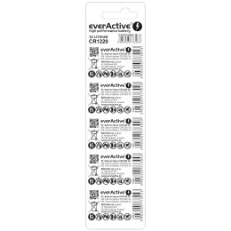 Baterie litowe mini CR1220 blister 5 sztuk EverActive