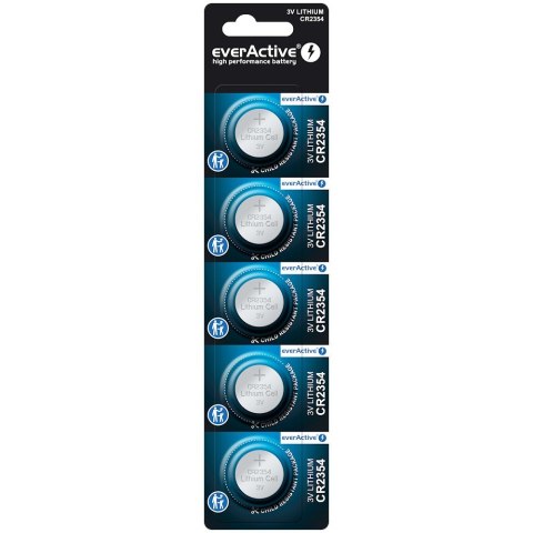 Baterie litowe mini CR2354 blister 5 sztuk EverActive Baterie litowe mini CR2354 blister 5 sztuk EverActive