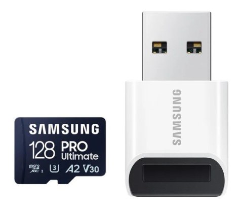 Karta pamięci microSD MB-MY128SB/WW Pro Ultimate 128GB + czytnik Samsung