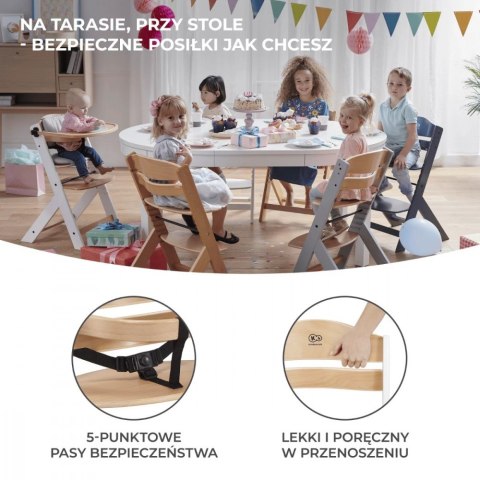 Krzesełko do karmienia ENOCK NATURAL Kinderkraft Krzesełko do karmienia ENOCK NATURAL Kinderkraft