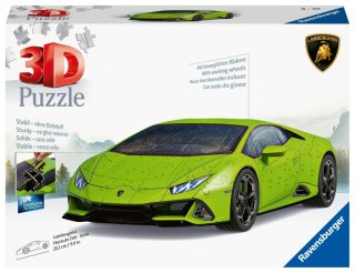 Puzzle 108 elementów 3D Pojazdy Lamborghini Huracan Evo Verde Ravensburger Polska