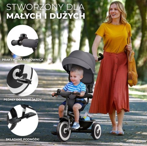 Rowerek trójkołowy ASTON ROSE PINK Kinderkraft Rowerek trójkołowy ASTON ROSE PINK Kinderkraft