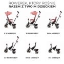 Rowerek trójkołowy ASTON ROSE PINK Kinderkraft