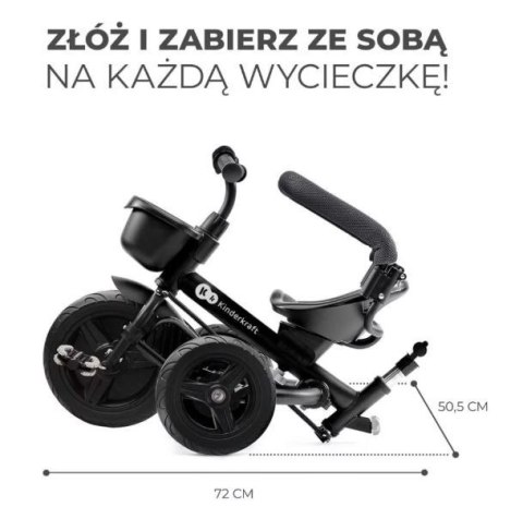 Rowerek trójkołowy AVEO MALACHITE GREY Kinderkraft Rowerek trójkołowy AVEO MALACHITE GREY Kinderkraft