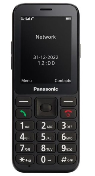 Telefon komórkowy KX-TU250 4G czarny Panasonic