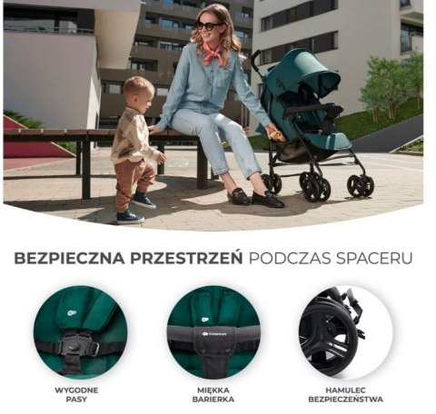 Wózek spacerowy TIK GREEN FOREST Kinderkraft Wózek spacerowy TIK GREEN FOREST Kinderkraft