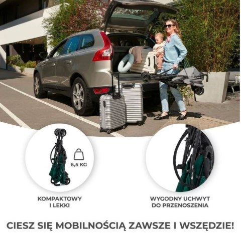 Wózek spacerowy TIK GREEN FOREST Kinderkraft Wózek spacerowy TIK GREEN FOREST Kinderkraft