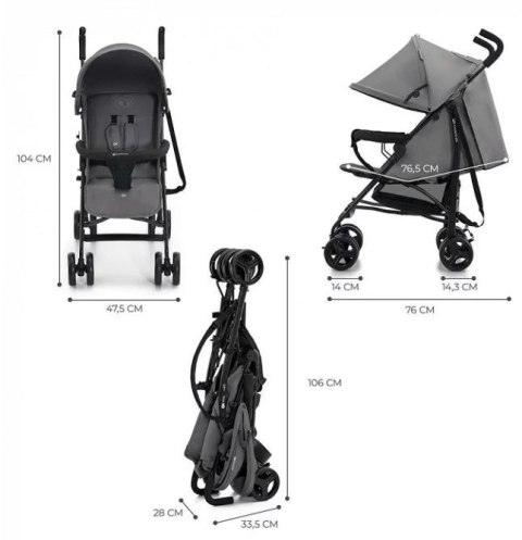 Wózek spacerowy TIK STONE GREY Kinderkraft Wózek spacerowy TIK STONE GREY Kinderkraft
