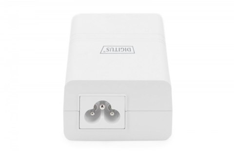 Zasilacz/Adapter PoE 802.3af, max. 48V 15.4W Gigabit 10/100/1000 Mbps, aktywny, Biały Digitus