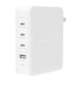Ładowarka ścienna 140W 4-ports (3xC 1xA) UK, EU, US Plugs biała Belkin