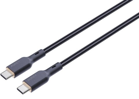 CB-KCC102 kabel USB-C - USB-C 1.8m 100W PD 5A 20V kevlar + nylonowy oplot AUKEY