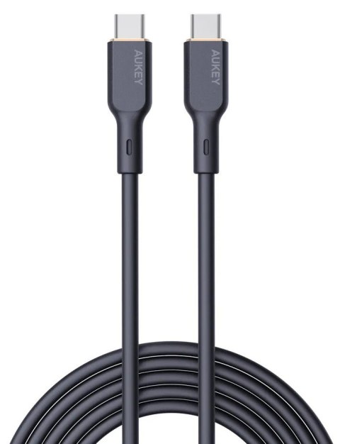 CB-SCC101 kabel USB-C - USB-C 1m 100W PD 5A 20V silikonowy czarny AUKEY