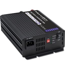 Inteligentna ładowarka Monolith do akumulatorów LiFePO4 AGM GEL SLA | 20A | 12V Qoltec