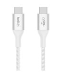 Kabel BoostCharge USB-C/USB-C 240W 1m biały Belkin