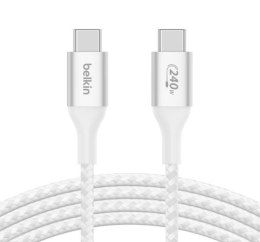 Kabel BoostCharge USB-C/USB-C 240W 1m biały Belkin
