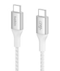 Kabel BoostCharge USB-C/USB-C 240W 1m biały Belkin