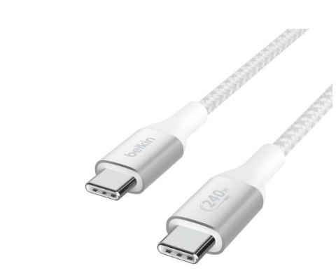 Kabel BoostCharge USB-C/USB-C 240W 1m biały Belkin Kabel BoostCharge USB-C/USB-C 240W 1m biały Belkin