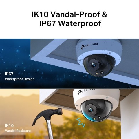 Kamera sieciowa VIGI C230(4mm) 3MP Full-Color Dome TP-LINK Kamera sieciowa VIGI C230(4mm) 3MP Full-Color Dome TP-LINK
