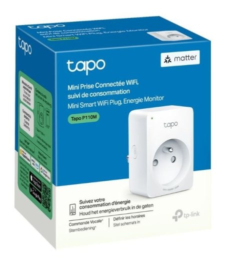 Kontroler Tapo P110M Smart Plug z monitorowaniem zużycia energii TP-LINK Kontroler Tapo P110M Smart Plug z monitorowaniem zużycia energii TP-LINK