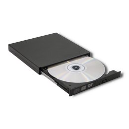 Nagrywarka DVD-RW zewnętrzna | USB 2.0 | Czarna Qoltec