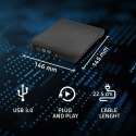 Nagrywarka DVD-RW zewnętrzna | USB 3.0 | Czarna Qoltec